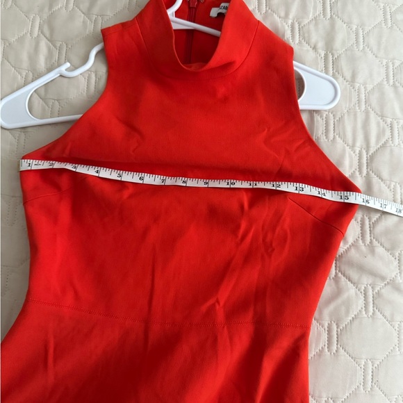 Elizabeth James Orange Mockneck Cocktail Dress - Picture 6 of 6
